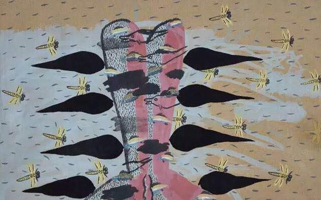 Li Shan, Reading, 145x110cm, 2003