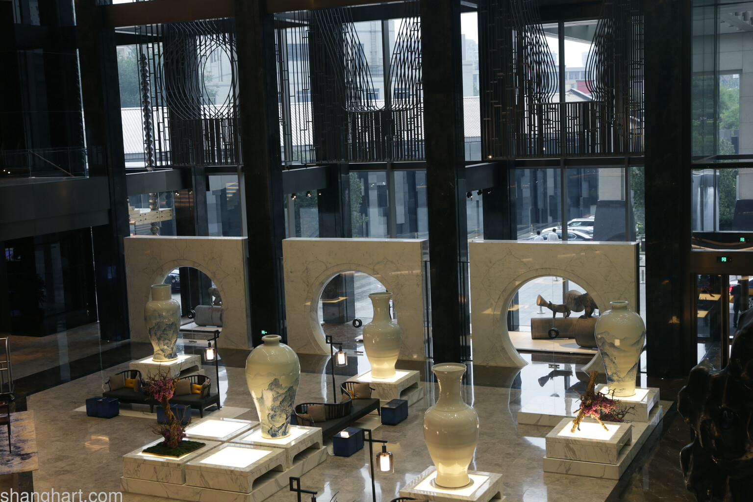 Inside hotel