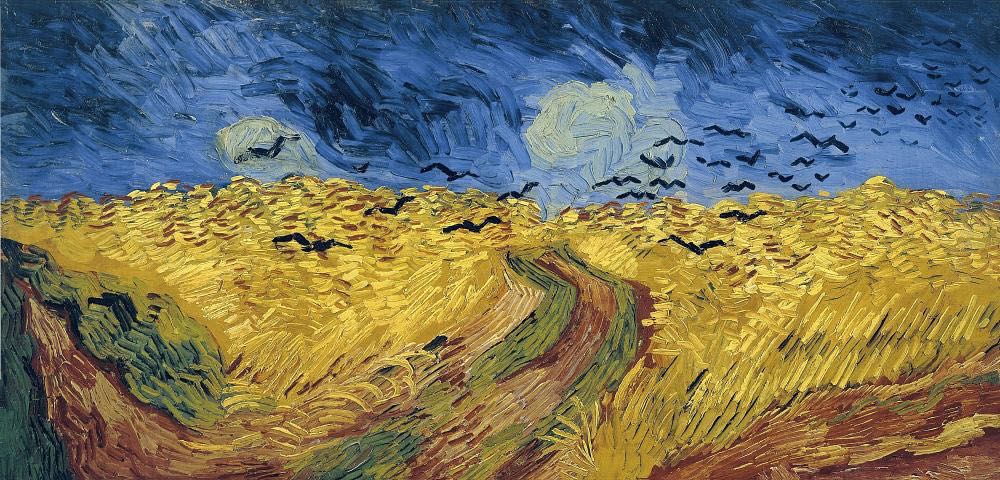 Van Gogh, Wheatfield with Crows, 1890, 50.5cm×103.0cm,  Credits: Van Gogh Museum, Amsterdam (Vincent van Gogh Foundation)