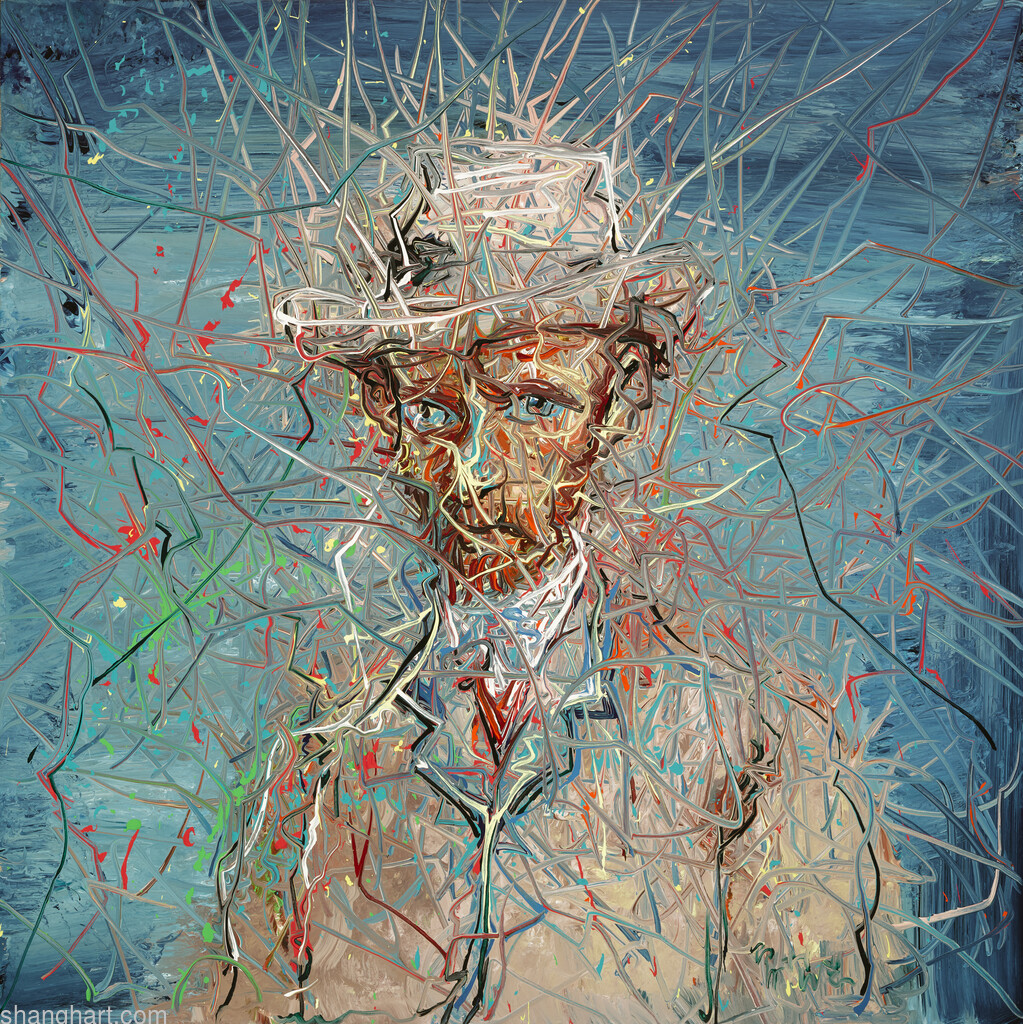 Zeng Fanzhi, Van Gogh IV, 2017 © 2017 Zeng Fanzhi